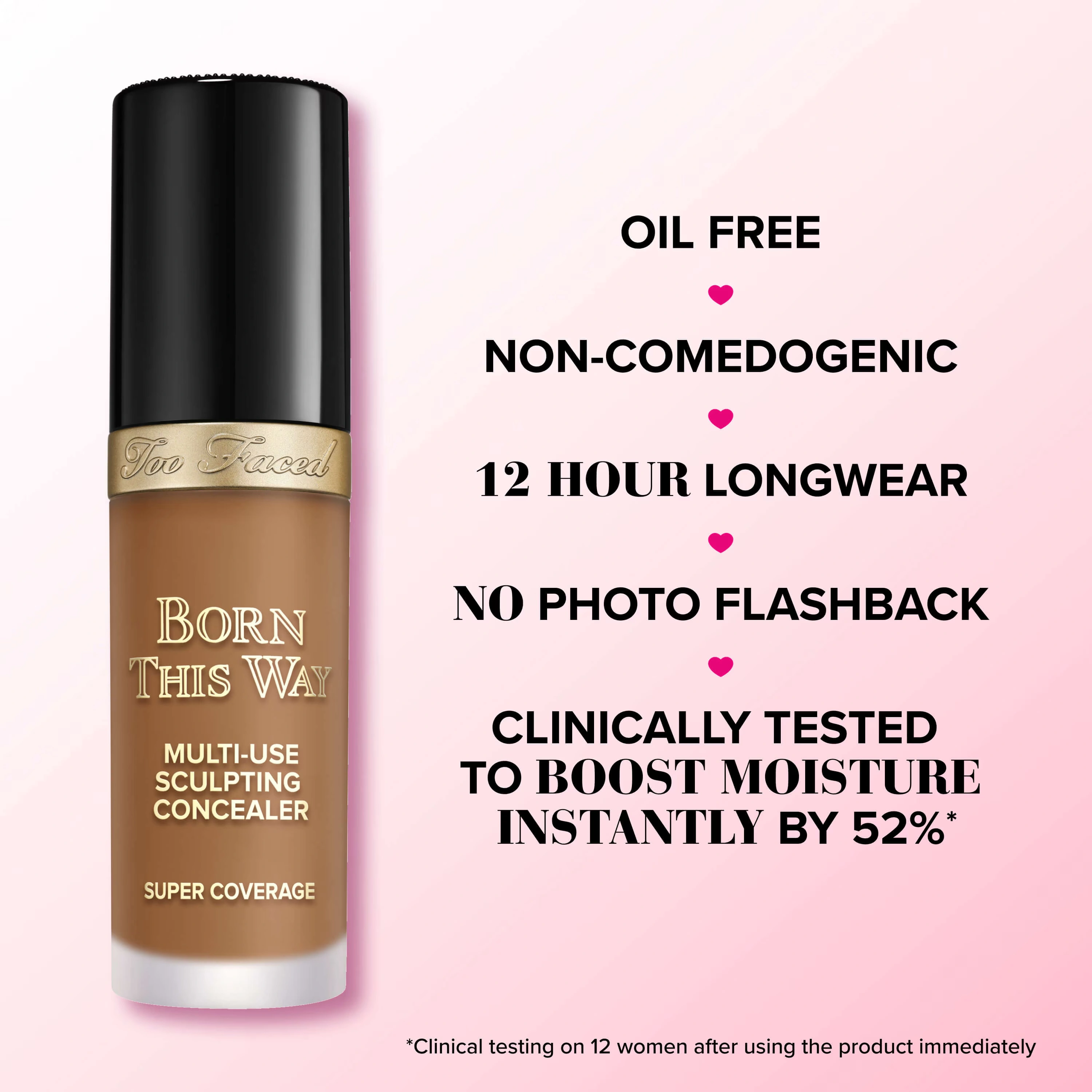 Born This Way Super Coverage Multi-Use ConcealerBorn This Way Super Coverage Multi-Use Concealer Black