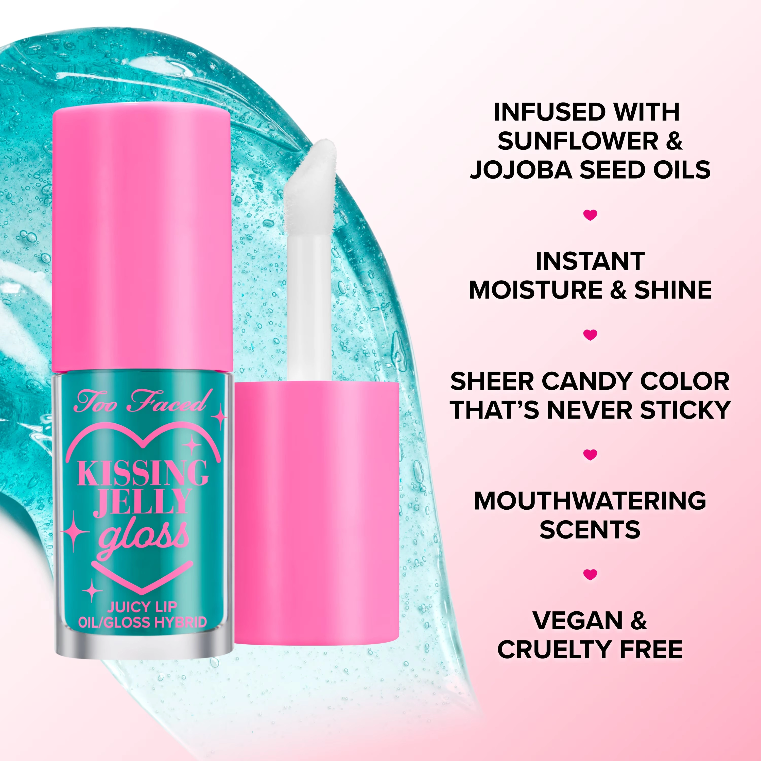 Kissing Jelly Hydrating Lip Oil GlossKissing Jelly Hydrating Lip Oil Gloss Pi