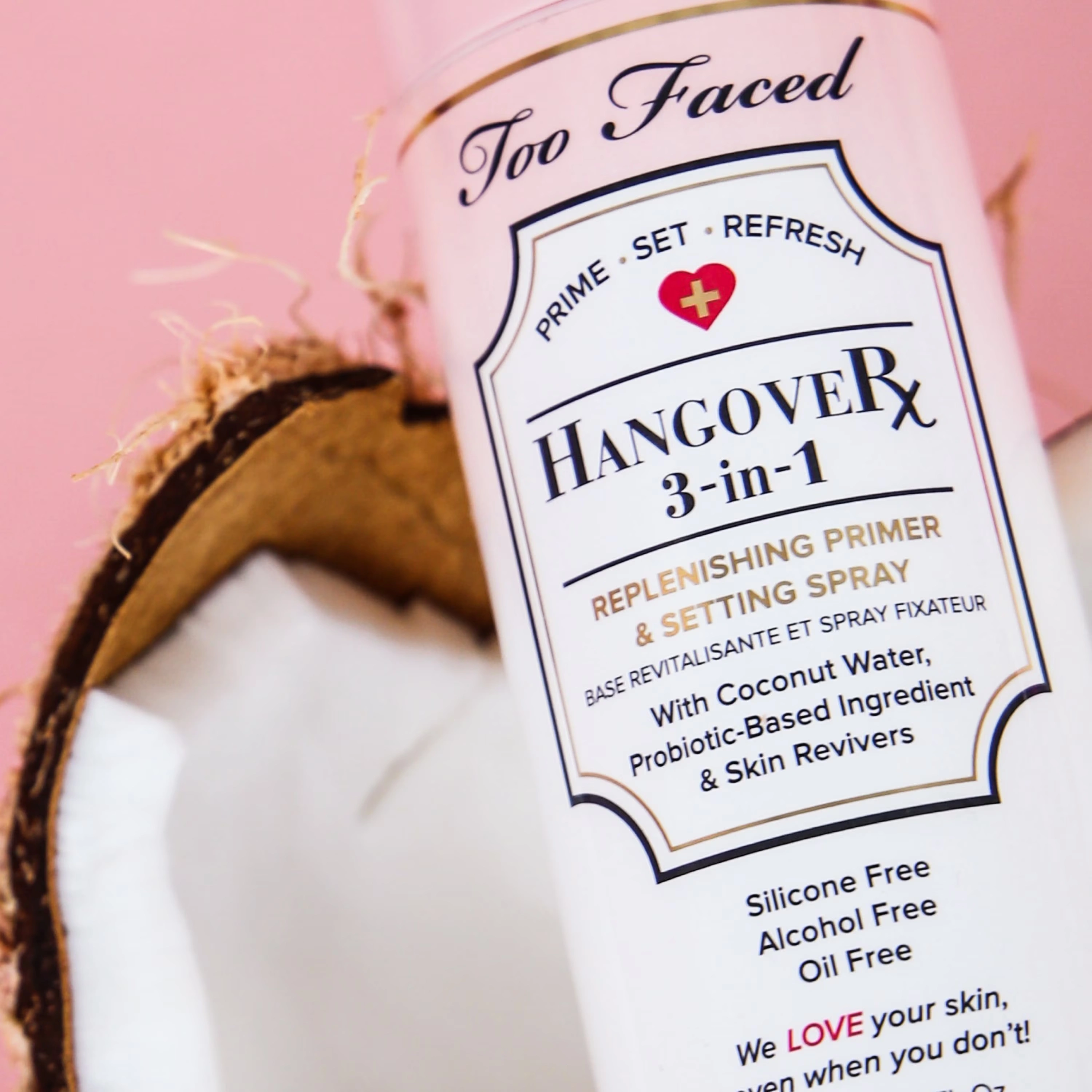 Hangover 3-in-1 Replenishing Primer & Setting SprayHangover 3-in-1 Replenishing Primer & Setting Spray