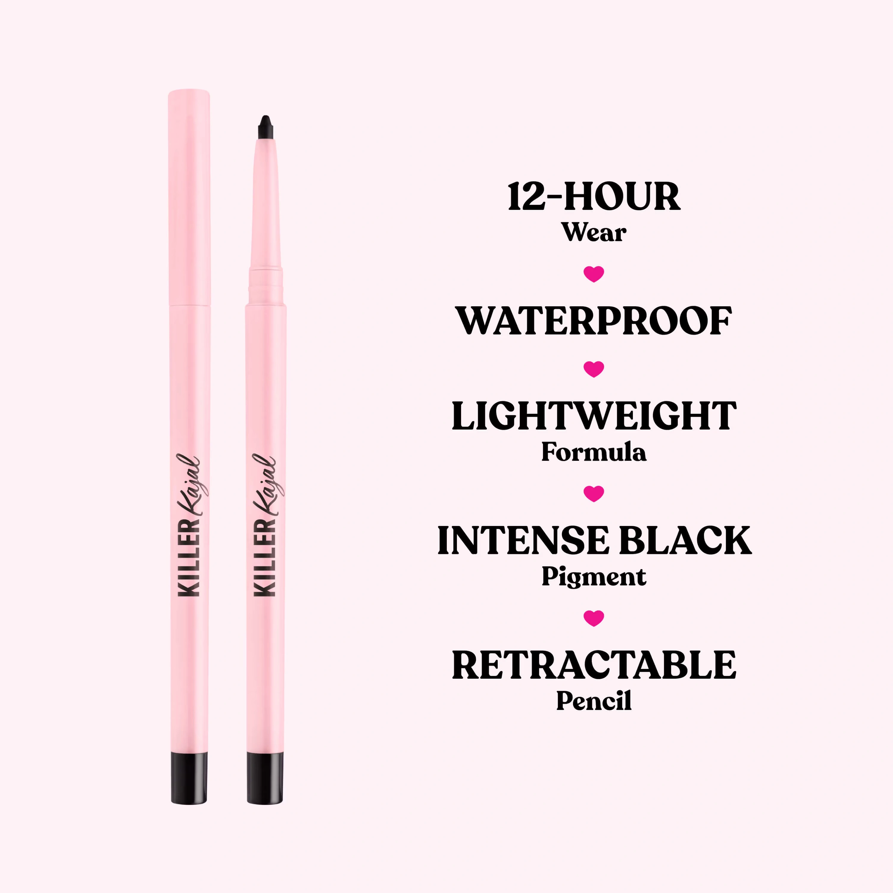 Killer Kajal 12 Hour Longwearing Intense Black EyelinerKiller Kajal 12 Hour Longwearing Intense Black Eyeliner 3 Killer Kajal 12 Hour Longwearing Intense Black EyelinerKiller Kajal 12 Hour Longwearing Intense Black Eyeliner
